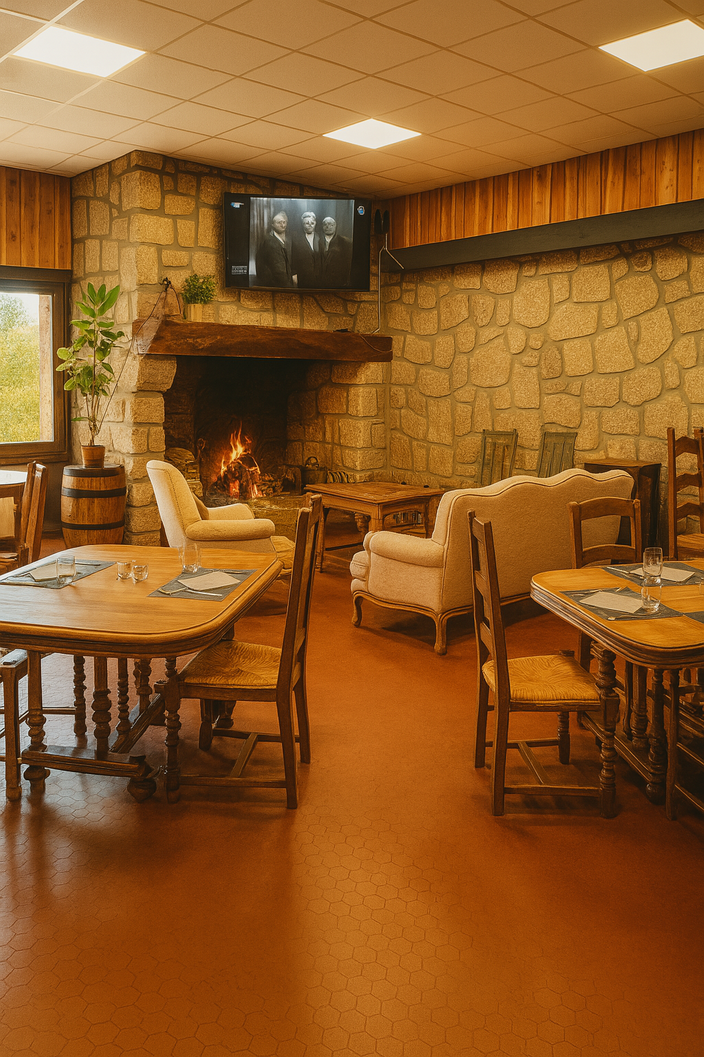 Salle du restaurant Domaine de Treignac